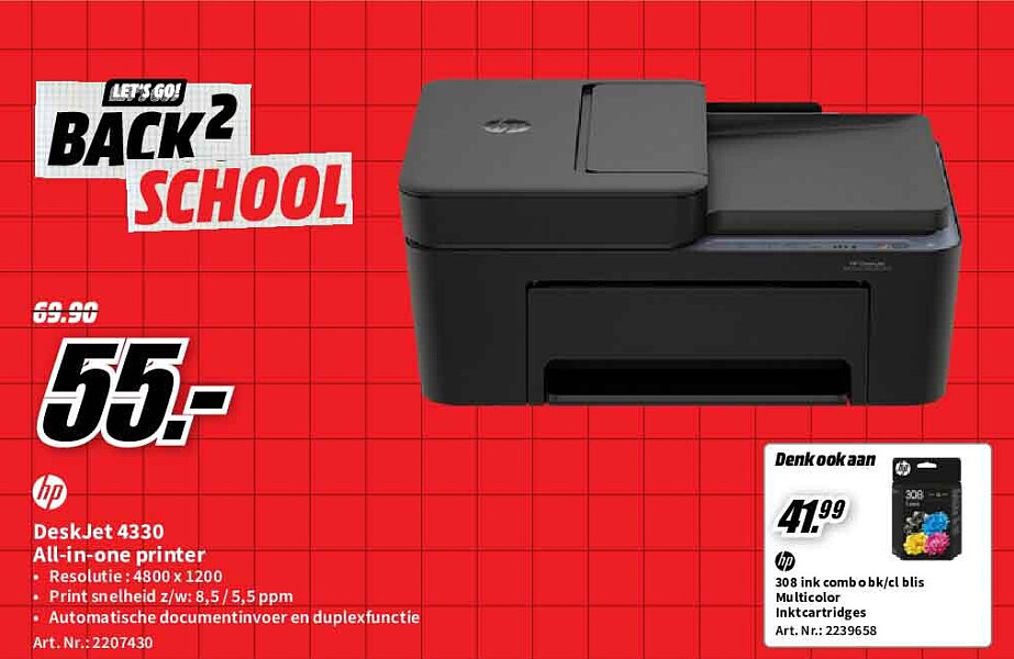 Hp DeskJet 4330 All-in-one printer