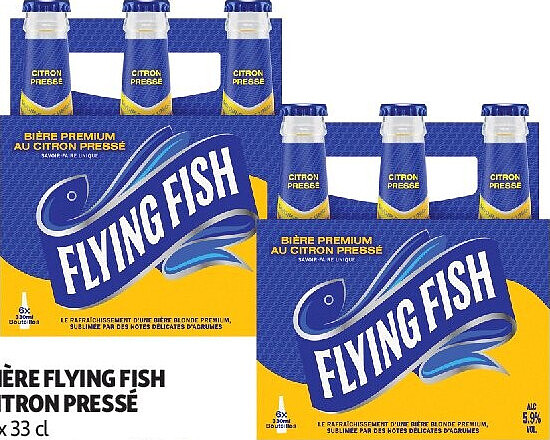 BIÈRE FLYING FISH CITRON PRESSÉE 6 x 33 cl