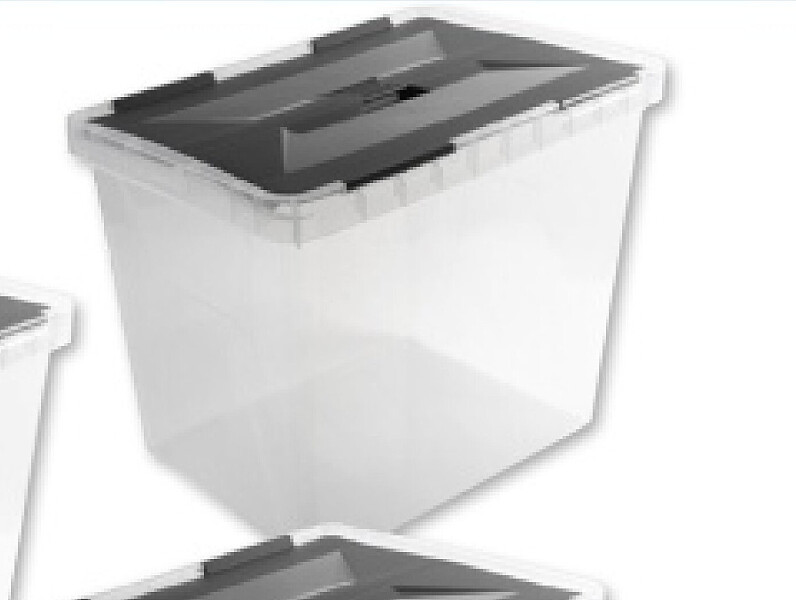 OPBERGBOX MET DEKSEL "ONYX" 15 L