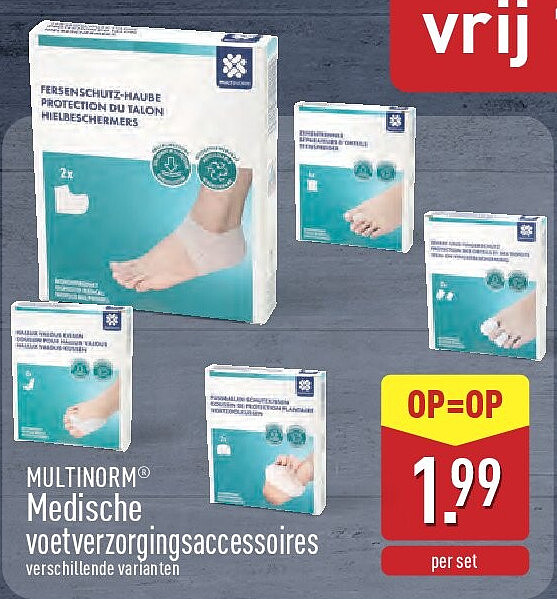Medische voetverzorgingsaccessoires