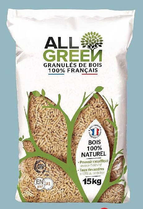 Pellet, sac de 15 kg