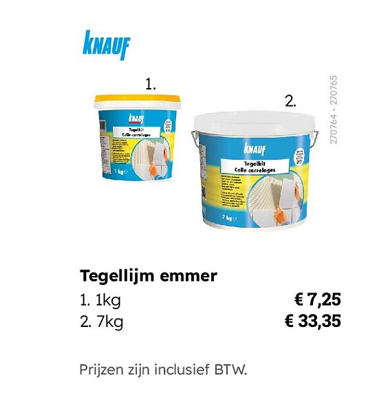 Tegellijm emmer