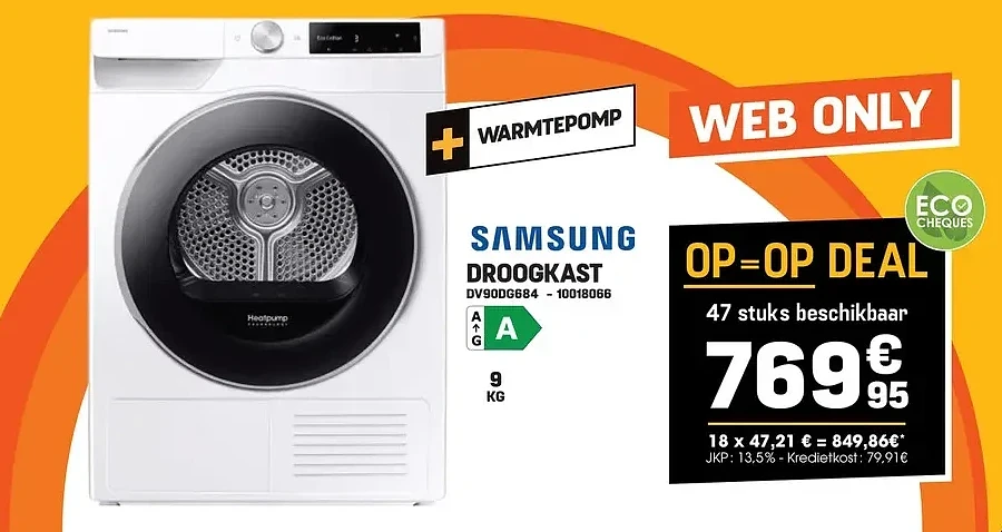 Samsung DROOGKAST DV90DG684