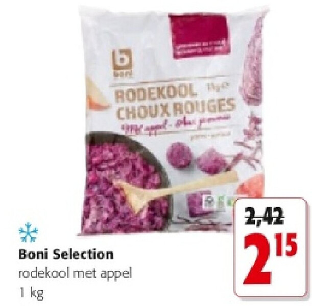 Boni Selection rodekool met appel 1 kg