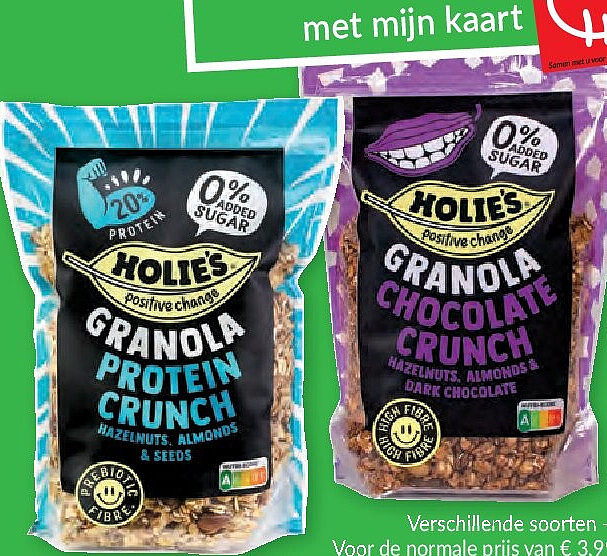 Holie's muesli of granola