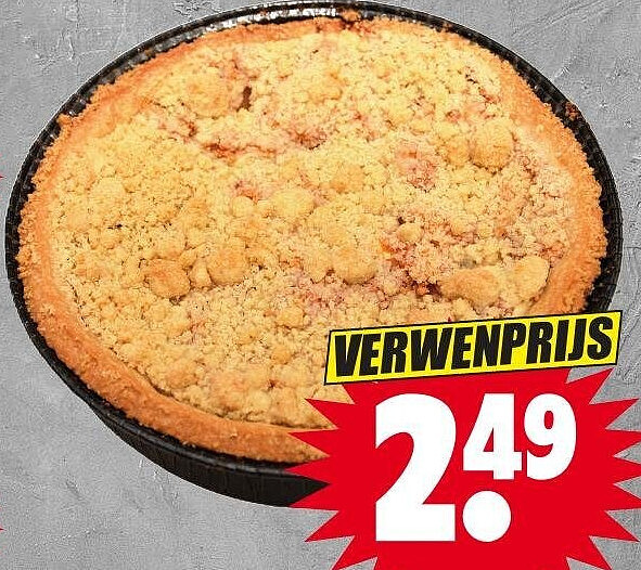 Appel kruimeltaart