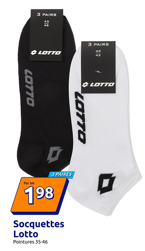 Socquettes Lotto