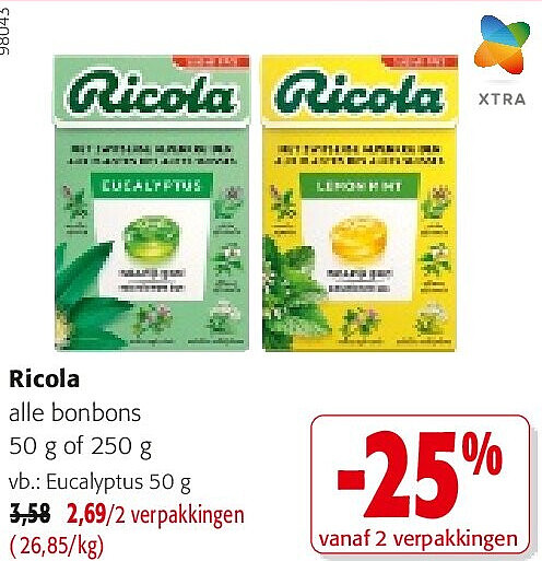 Ricola alle bonbons 50 g