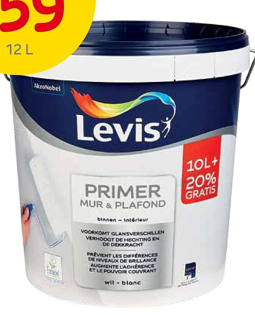 Primer muur & plafond 12 L