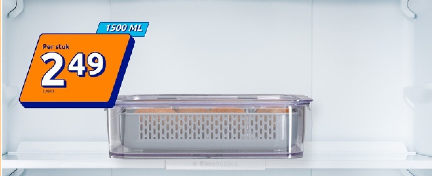Koelkast vershoudbak 1500 ML