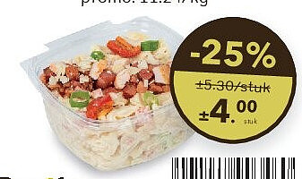 ±355 g pastasalade met kip en breugelspek