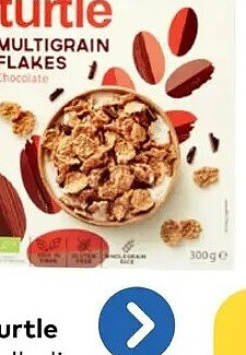 Turtle Multigrain Flakes met chocolade 300 g