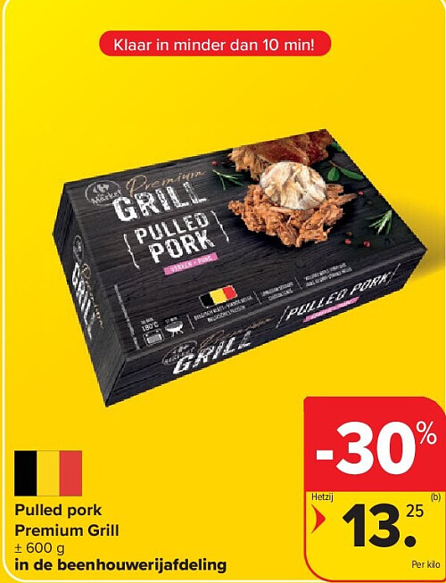 Pulled pork Premium Grill