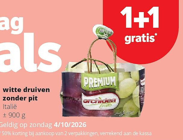 witte druiven zonder pit