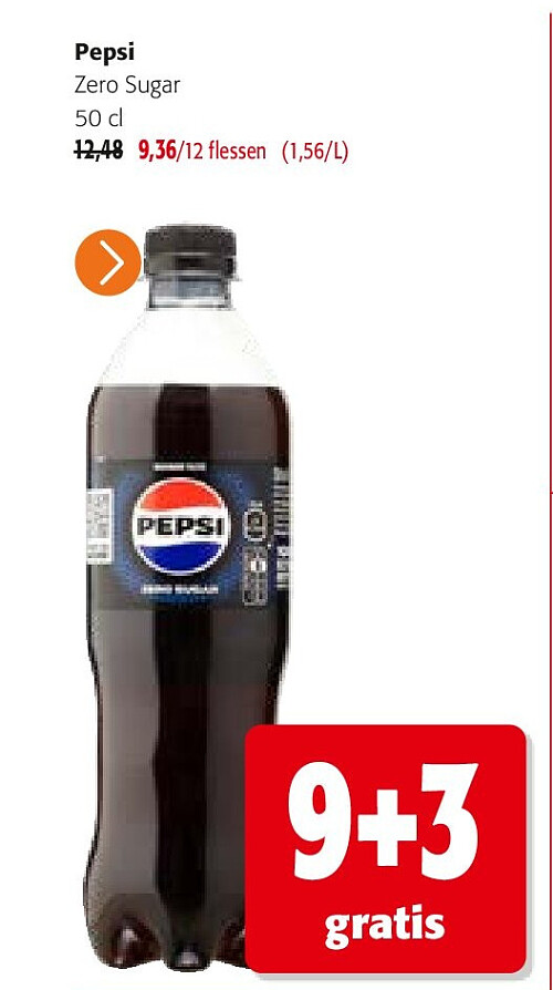 Pepsi Zero Sugar 50 cl