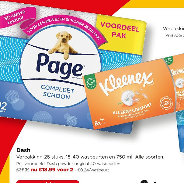 Dash Verpakking 26 stuks