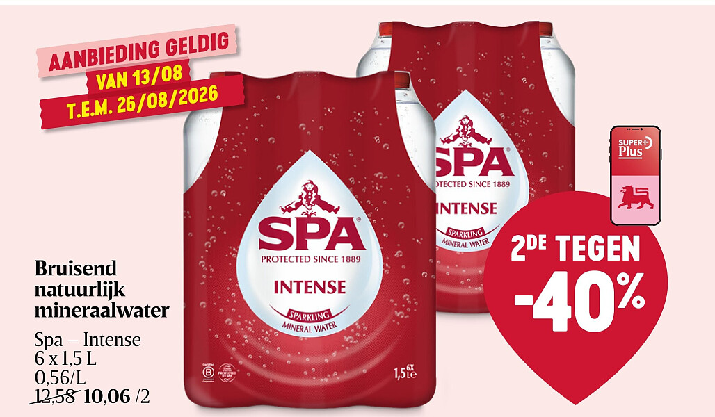 Bruisend natuurlijk mineraalwater