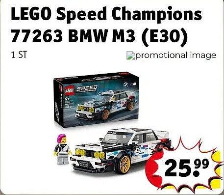 LEGO Speed Champions 77263 BMW M3 (E30)