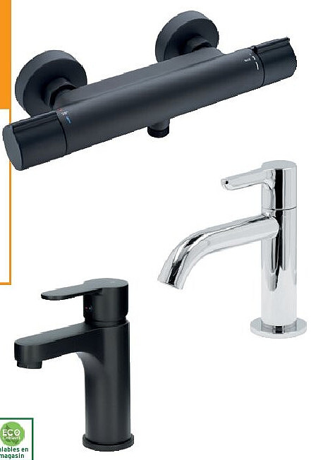 Robinet de lavabo Atlantic Parker noir