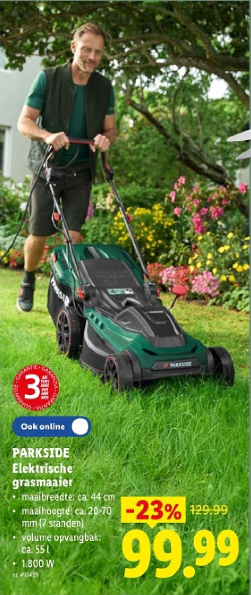 Elektrische grasmaaier