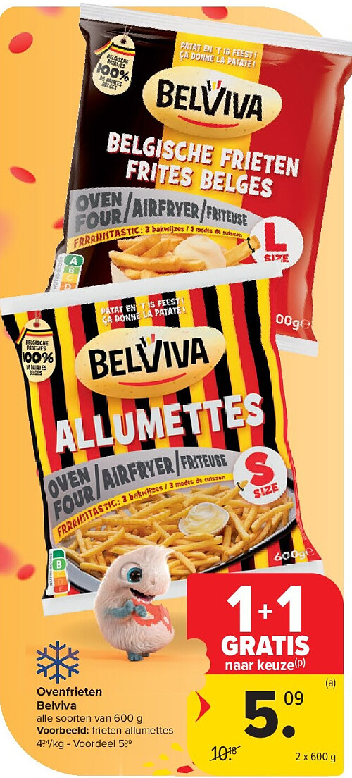 Ovenfrieten Belviva