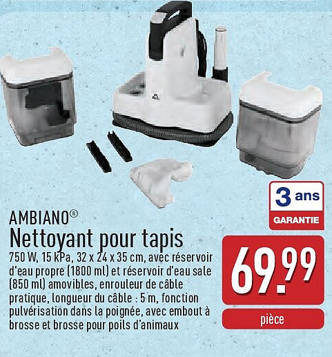 Nettoyant pour tapis
