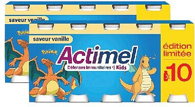 Actimel saveur vanille