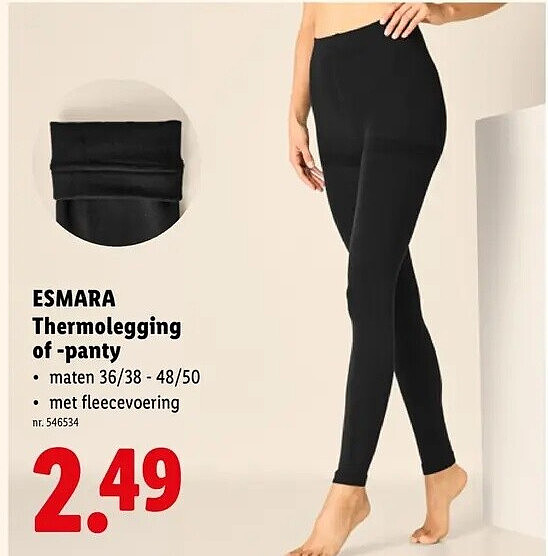 ESMARA Thermolegging of -panty