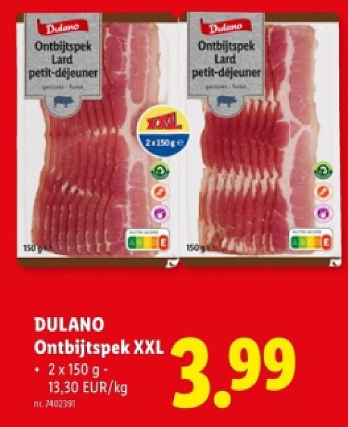 Ontbijtspek XXL