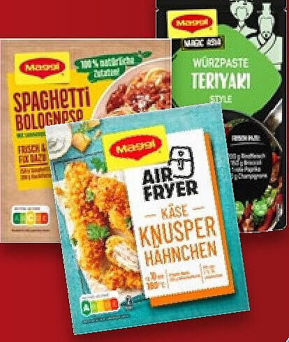 Maggi Fix, Airfryer oder Würzpaste