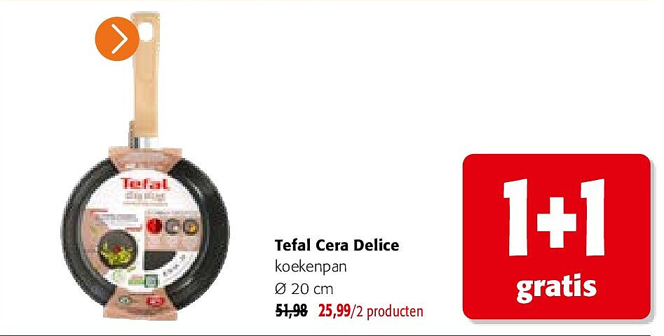 Tefal Cera Delice koekenpan Ø 20 cm