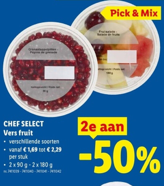 Vers fruit