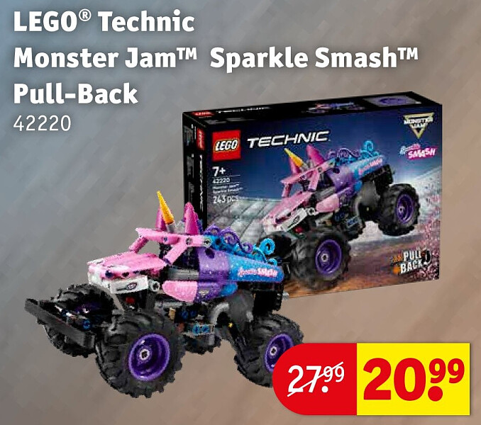 LEGO® Technic Monster Jam™ Sparkle Smash™ Pull-Back