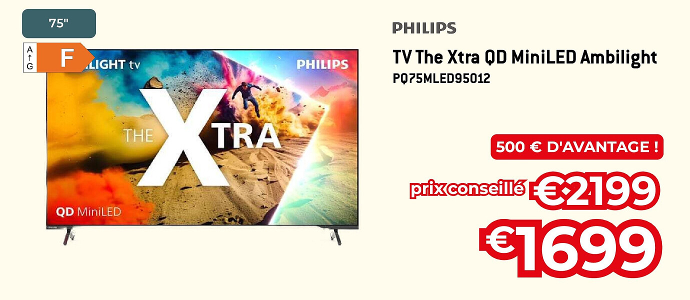TV The Xtra QD MiniLED Ambilight