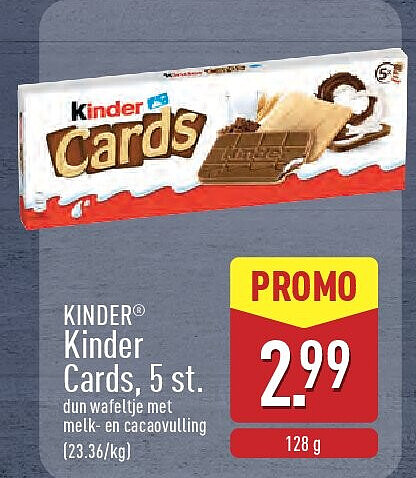 Kinder Cards, 5st.