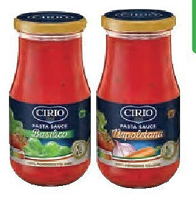 Cirio Pastasaus met basilicum of Napolitaans 420g