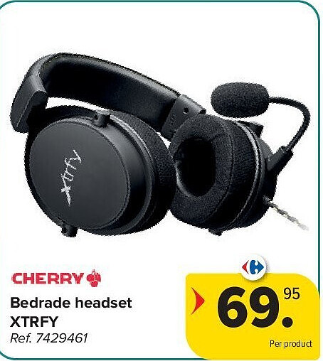 Bedrade headset XTRFY