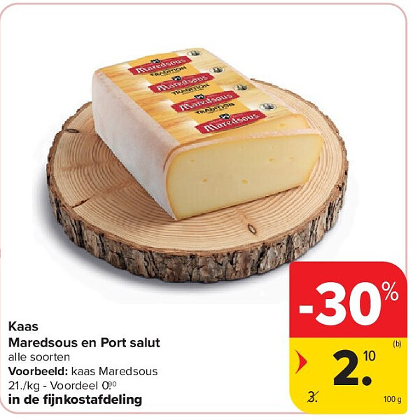 Kaas Maredsous en Port salut