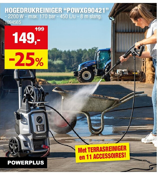 HOGEDRUKREINIGER “POWXG90421”