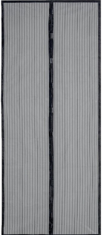Porte moustiquaire magnétique bloc noir 235x95 cm