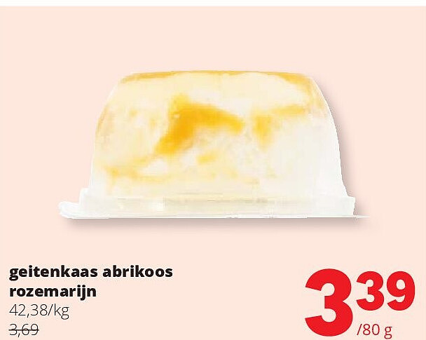 geitenkaas abrikoos rozemarijn