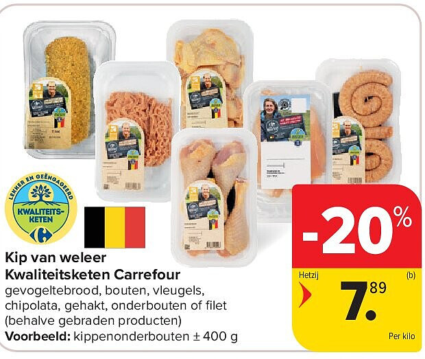 Kip van weleer Kwaliteitsketen Carrefour