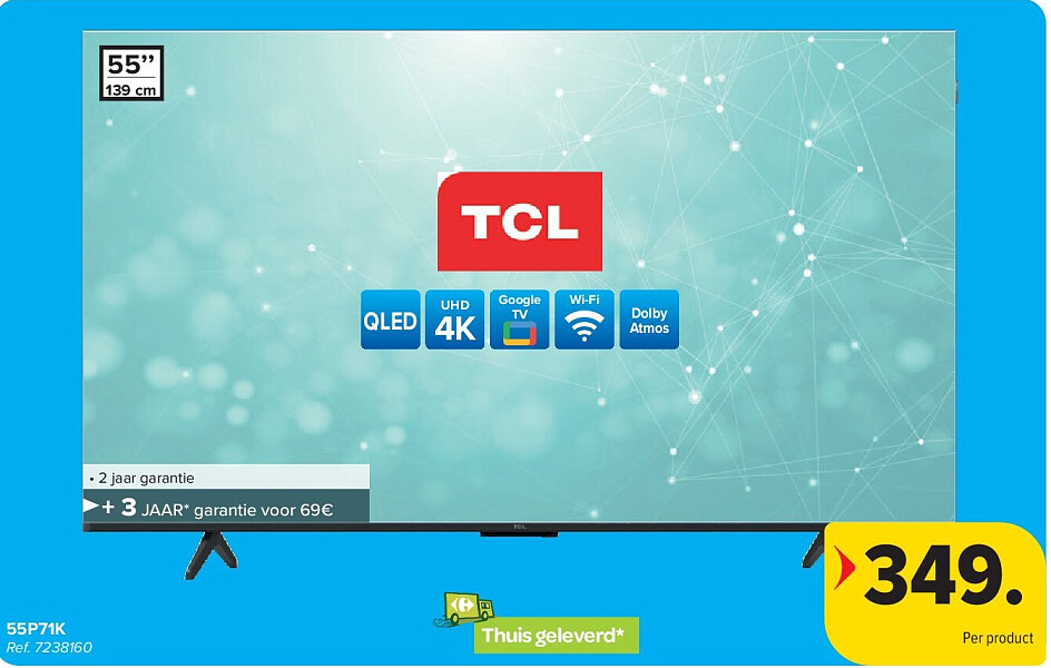 TCL 55P71K QLED TV