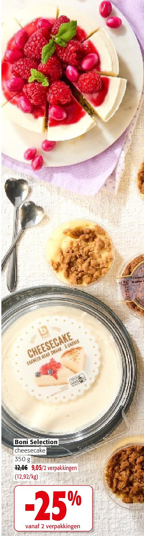 Boni Selection cheesecake 350 g