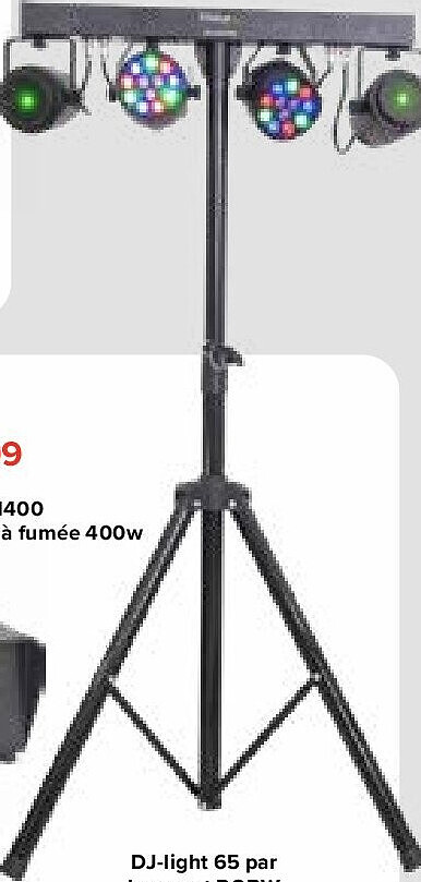 DJ-light 65 par laser set RGBW