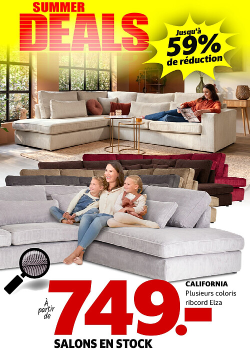 CALIFORNIA Plusieurs coloris ribcord Elza