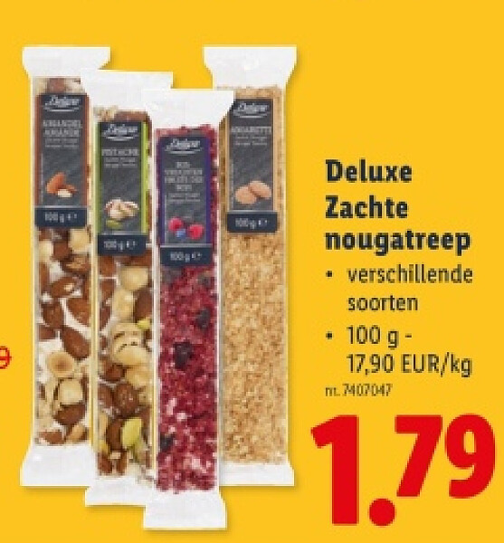 Zachte nougatreeр