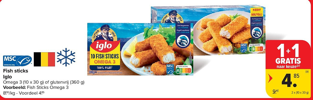 Fish sticks Iglo