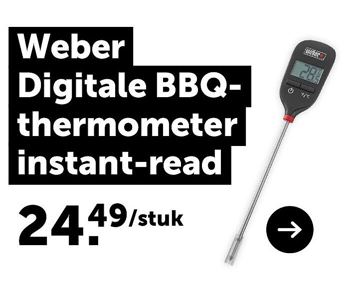 Weber Digitale BBQthermometer instant-read