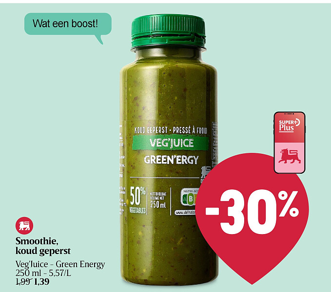 Smoothie, koud geperst